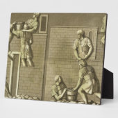 Römische Soldaten Gebäude eine Festung, Platte 21  Fotoplatte (Seite)