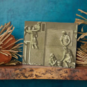 Römische Soldaten Gebäude eine Festung, Platte 21  Fotoplatte (Seite)