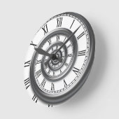 Römische Spiraluosenuhr Runde Wanduhr (Winkel)