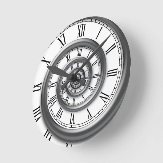 Römische Spiraluosenuhr Runde Wanduhr (Winkel)