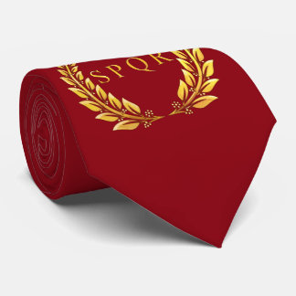 Römische SPQR Lorbeer-Krawatte Krawatte