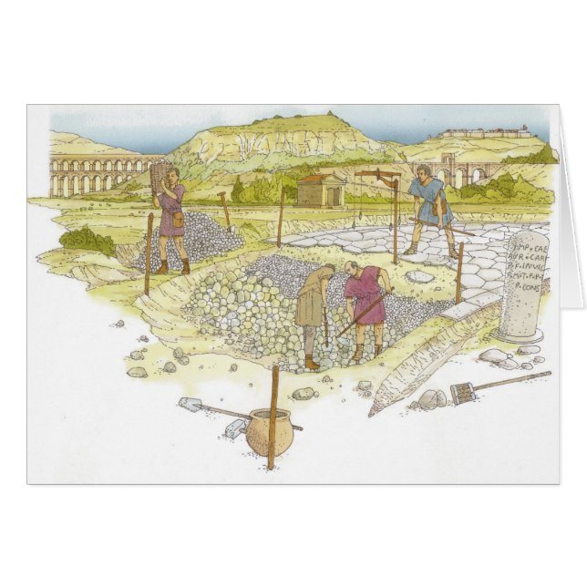 Römische Straße. Detail (Vorderseite (Horizontal))