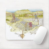 Römische Straße. Detail Mousepad (Mit Mouse)
