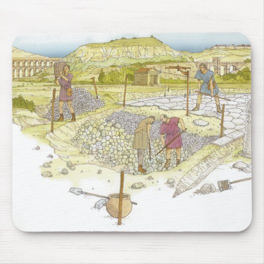 Römische Straße. Detail Mousepad (Vorne)