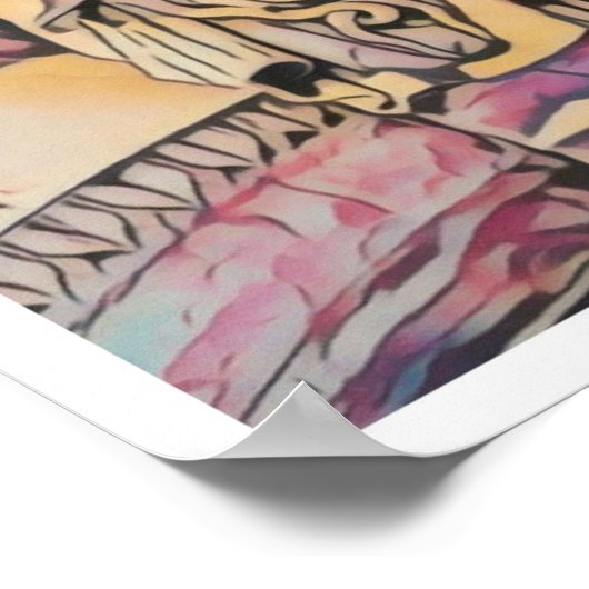 Römische Straße Poster (Ecke)