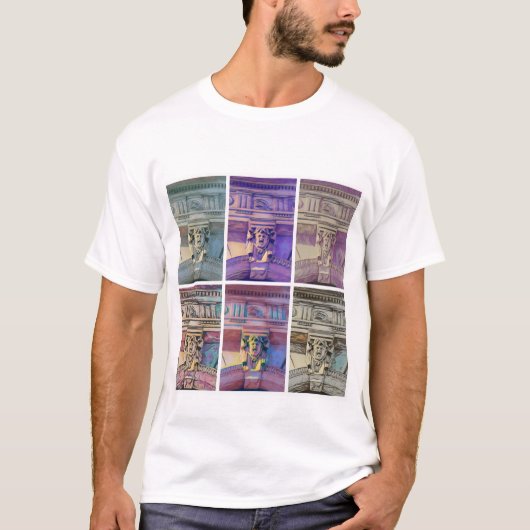 römische Straße - weiß T-Shirt (Vorderseite)