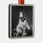 Römische Wohltätigkeit Silbernes Ornament (Rechts)