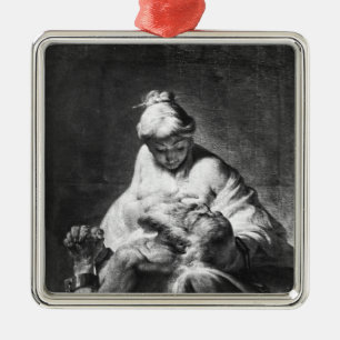 Römische Wohltätigkeit Silbernes Ornament