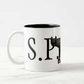 Römische Wolf-Tasse Zweifarbige Tasse (Links)