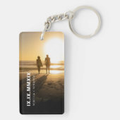 Römische Zahlen Jahrestag Sondertag Geburtstag Schlüsselanhänger (Rückseite)