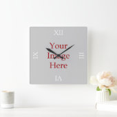 römische Zahlen kreieren Ihre eigene Quadratische Wanduhr (Zuhause)