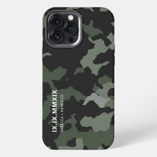 Römische Ziffern Jubiläumsdatum Passendes Paar iPhone 13 Pro Max Hülle