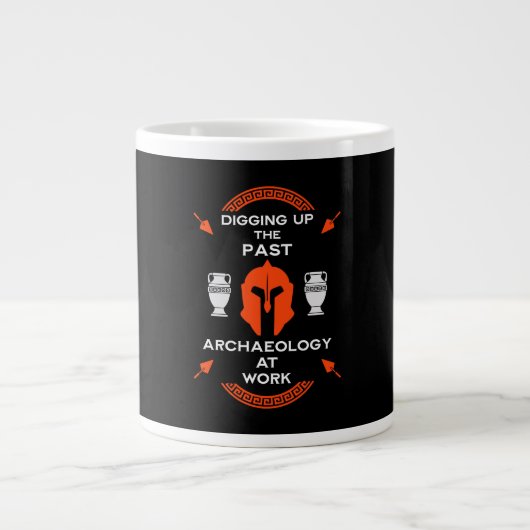 Römischer Archäologe Jumbo-Tasse (Vorderseite)