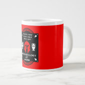 Römischer Archäologe Jumbo-Tasse (Vorderseite Rechts)