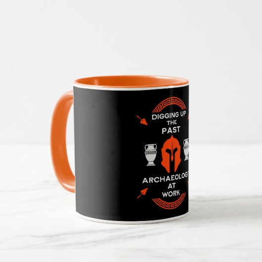 Römischer Archäologe Tasse (Vorderseite Links)