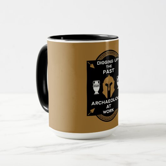 Römischer Archäologe Tasse (Vorderseite Links)