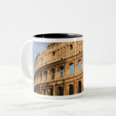 Römischer Art. Das Colosseum oder das Flavian 3 Zweifarbige Tasse (Vorderseite Links)