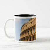 Römischer Art. Das Colosseum oder das Flavian 3 Zweifarbige Tasse (Links)