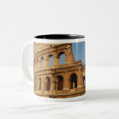 Römischer Art. Das Colosseum oder das Flavian 4 Zweifarbige Tasse (Vorderseite Links)