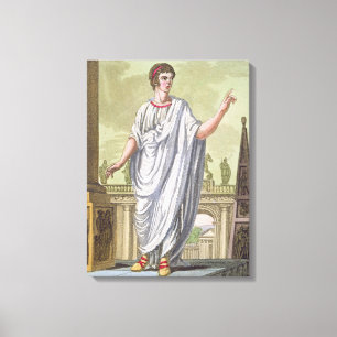 Römischer Bürger-behauptenAnstellung, von Leinwanddruck