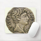Römischer Denarius-Münze Mousepad (Mit Mouse)