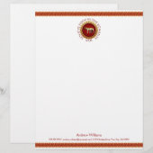 Römischer Empirestil Briefkopf (Vorne/Hinten)