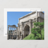 Römischer Forum-Bogen von Titus - Rom, Italien Postkarte (Vorne/Hinten)