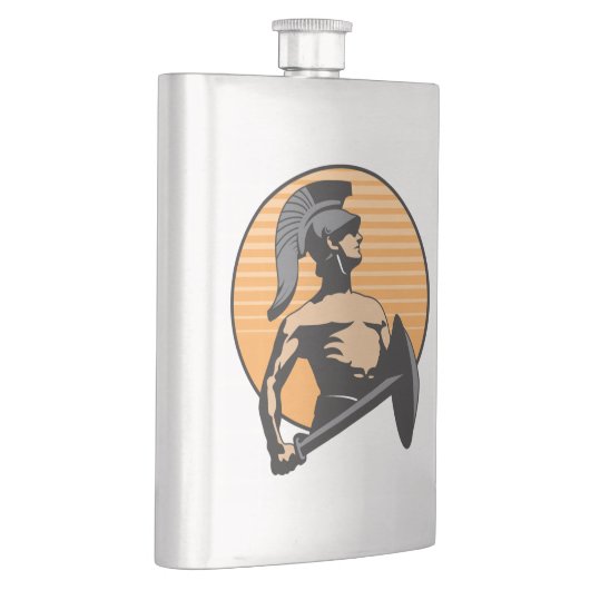 Römischer Gladiator Flachmann (Rechts)