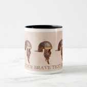 Römischer Helm Zweifarbige Tasse (Mittel)