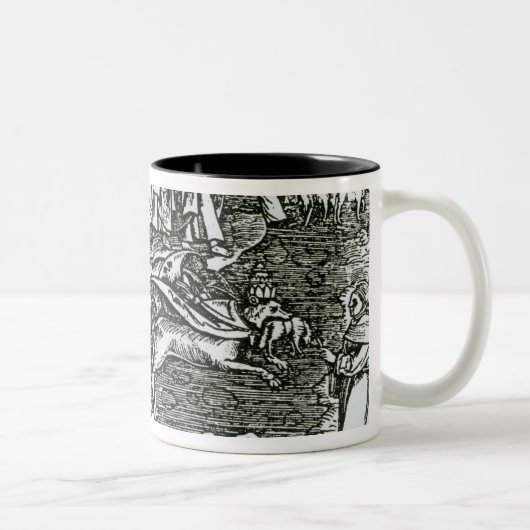 Römischer Katholizismus und Lutheranism Zweifarbige Tasse (Rechts)