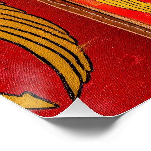 Römischer Militärschild - Skutum Poster (Ecke)