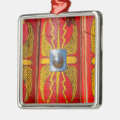 Römischer Militärschild - Skutum Silbernes Ornament (Links)