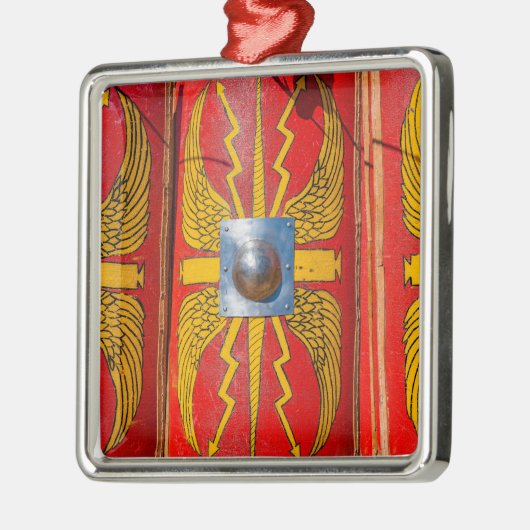 Römischer Militärschild - Skutum Silbernes Ornament (Links)