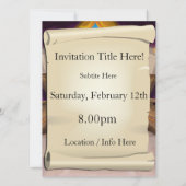 Römischer Palast Einladung (Rückseite)