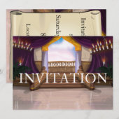 Römischer Palast Einladung (Vorne/Hinten)