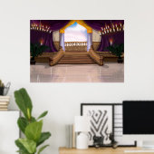 Römischer Palast Poster (Heimbüro)