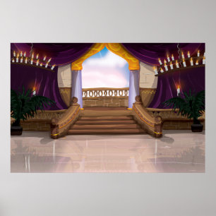 Römischer Palast Poster