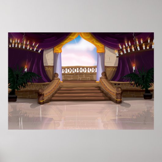 Römischer Palast Poster (Vorne)