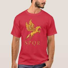 Römischer Pegasus-Grafik-T - Shirt