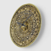 Römischer Schild Große Wanduhr (Winkel)