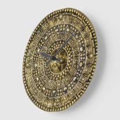 Römischer Schild Große Wanduhr (Winkel)