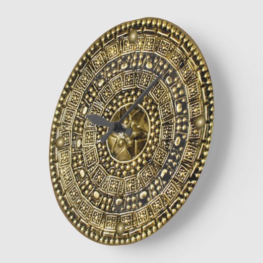 Römischer Schild Große Wanduhr (Winkel)