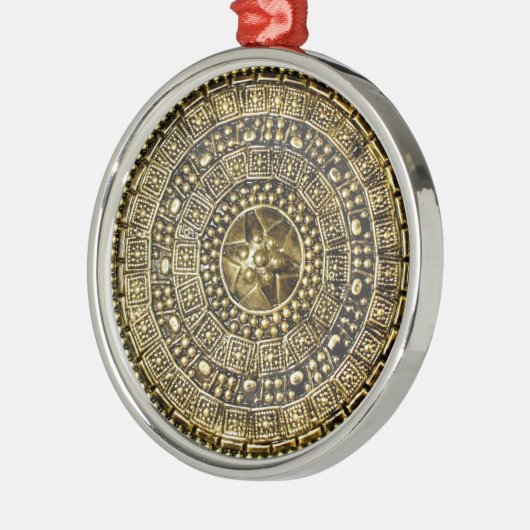 Römischer Schild Ornament Aus Metall (Links)