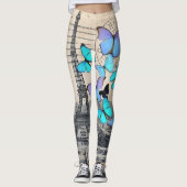 Römischer Schmetterlingturm Leggings (Vorderseite)