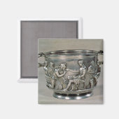 Römischer Silbervergoldeter Trinkbecher Magnet (Vorderseite/Rückseite)