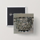 Römischer Silbervergoldung Trinkbecher Button (Vorne & Hinten)