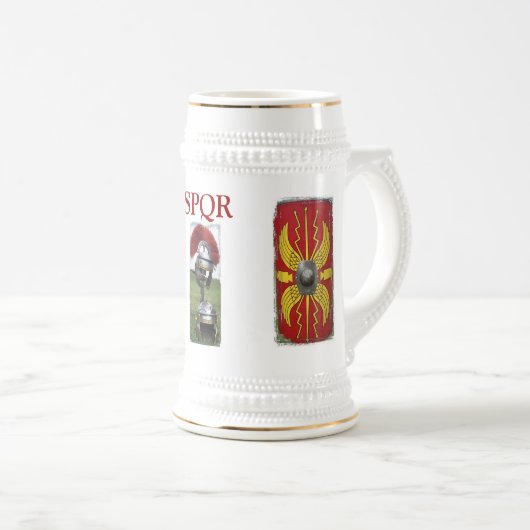 Römischer Stein Bierglas (VorderseiteRechts)