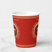 Römischer Stil Pappbecher (Links)