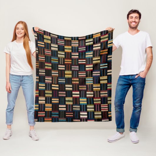 Römischer Streifen-Quilt Fleecedecke (Beispiel)