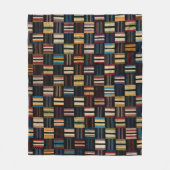 Römischer Streifen-Quilt Fleecedecke (Vorderseite)